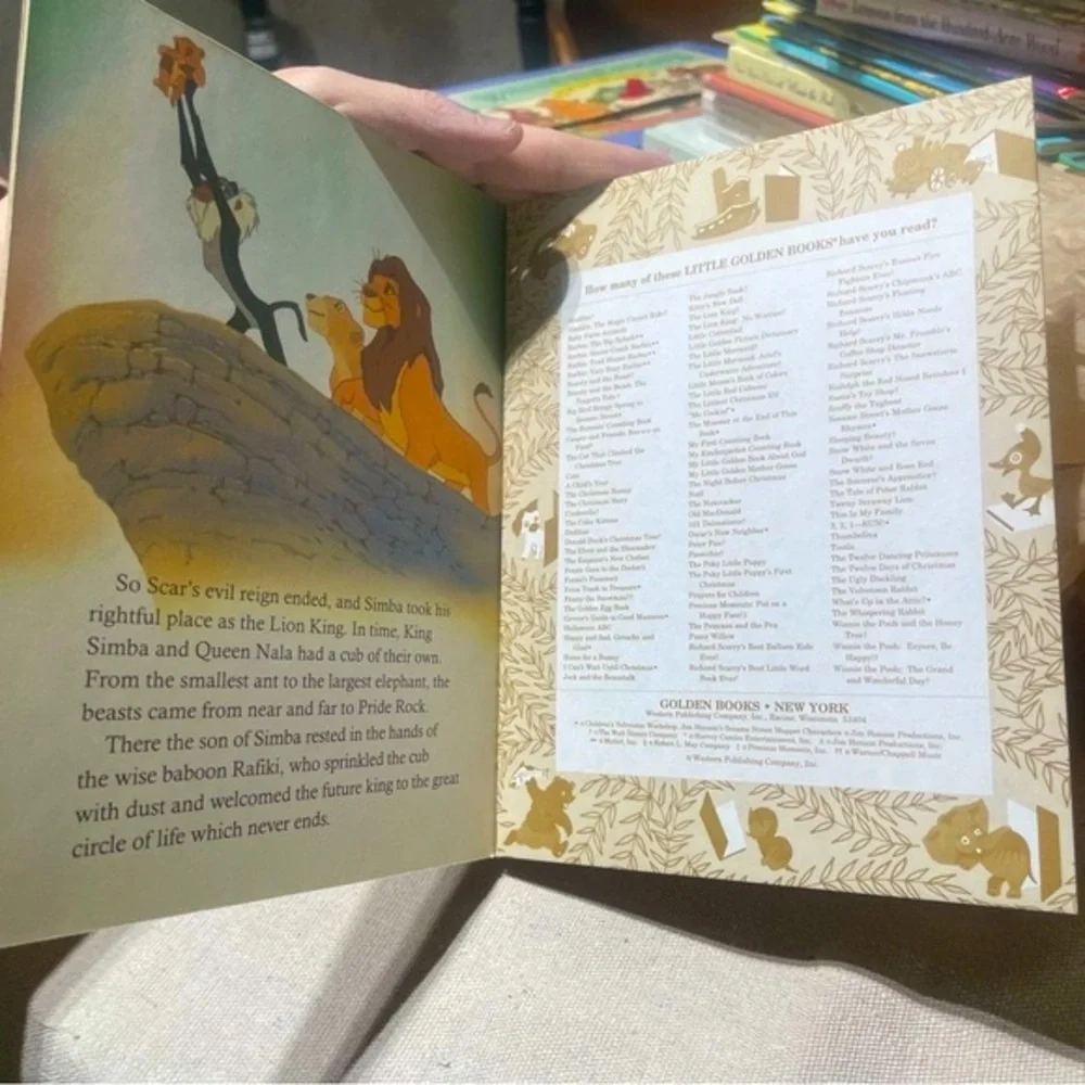 Brand New Vintage The Little Golden Book Disney The Lion King - Picture 5 of 11